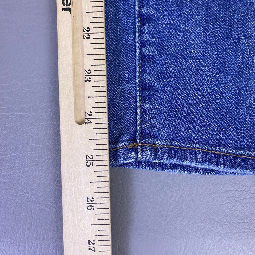 American Eagle Hi-Rise Jegging Jeans Women's 12 Regular Crop Blue Super Stretch - Picture 10 of 12